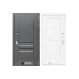 Входная дверь Лабиринт Платинум 11 (цвет Белый софт)